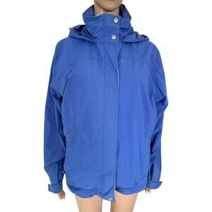 L.L. Bean Outdoor Hiking Gorpcore Windbreaker Jacket Retro 90s Style Blue M